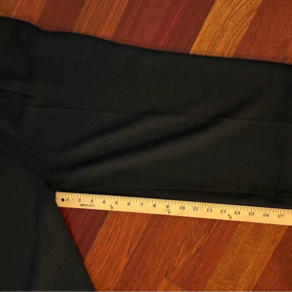 St. John Knit Suit Black 3 Piece Embroidered Jacket Pants & Skirt Size 16 - Picture 12 of 16